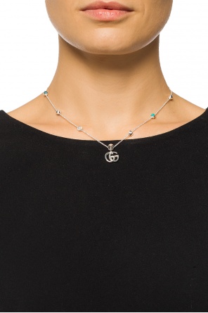 Necklace with a logo and stones, zdjęcie 2 Necklace with a logo and stones od Gucci